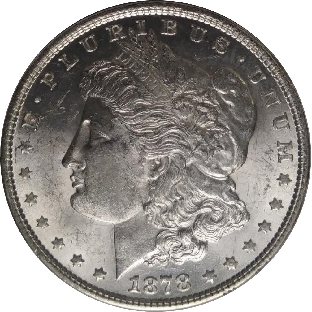 1878-Morgan-Dollar-7-Tail-Feathers-Reverse-Of-1879